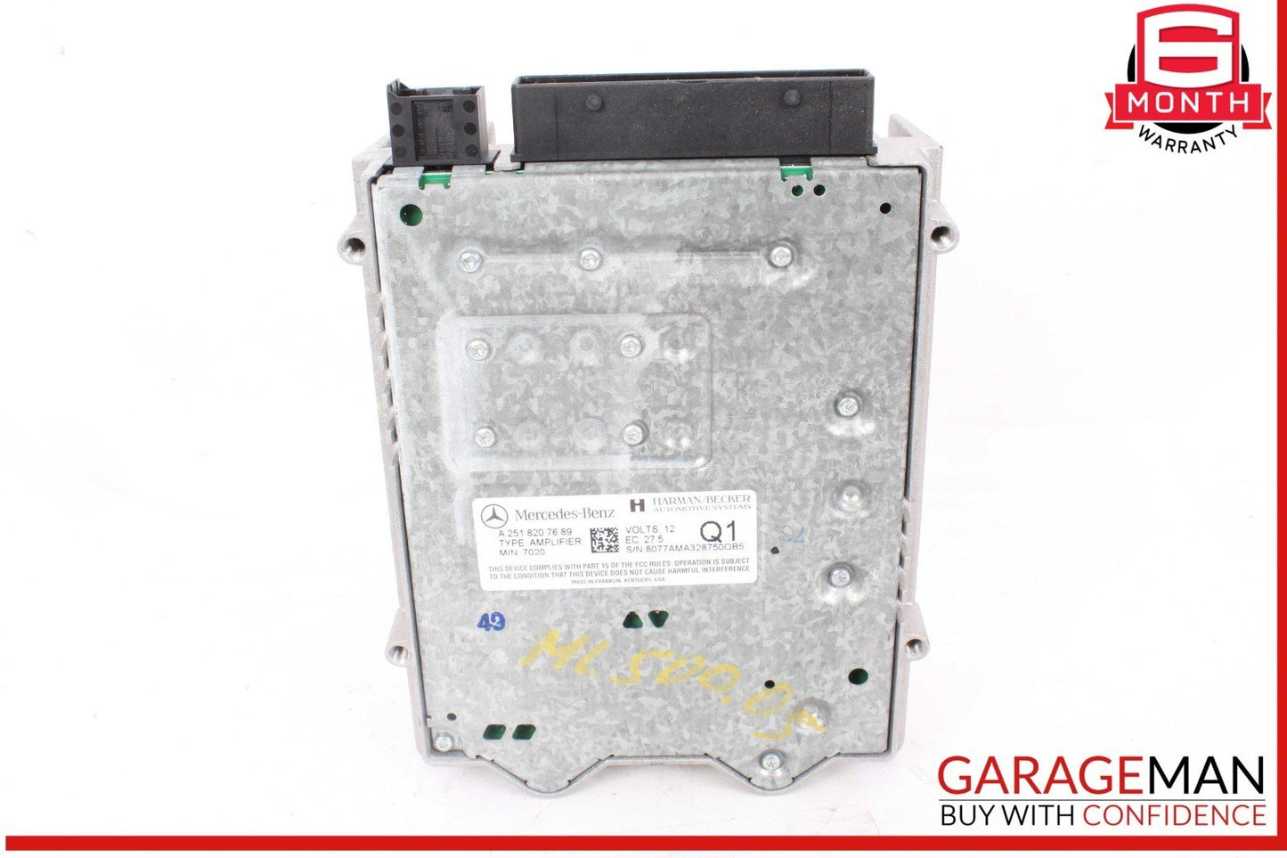 06-09 Mercede W164 ML500 R500 Amplifier Amp Harman Becker Kardon 2518207689