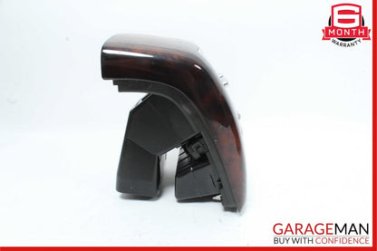 07-13 Mercedes W221 S550 Rear Center Console AC A/C Air Vent Trim Bezel Wood OEM