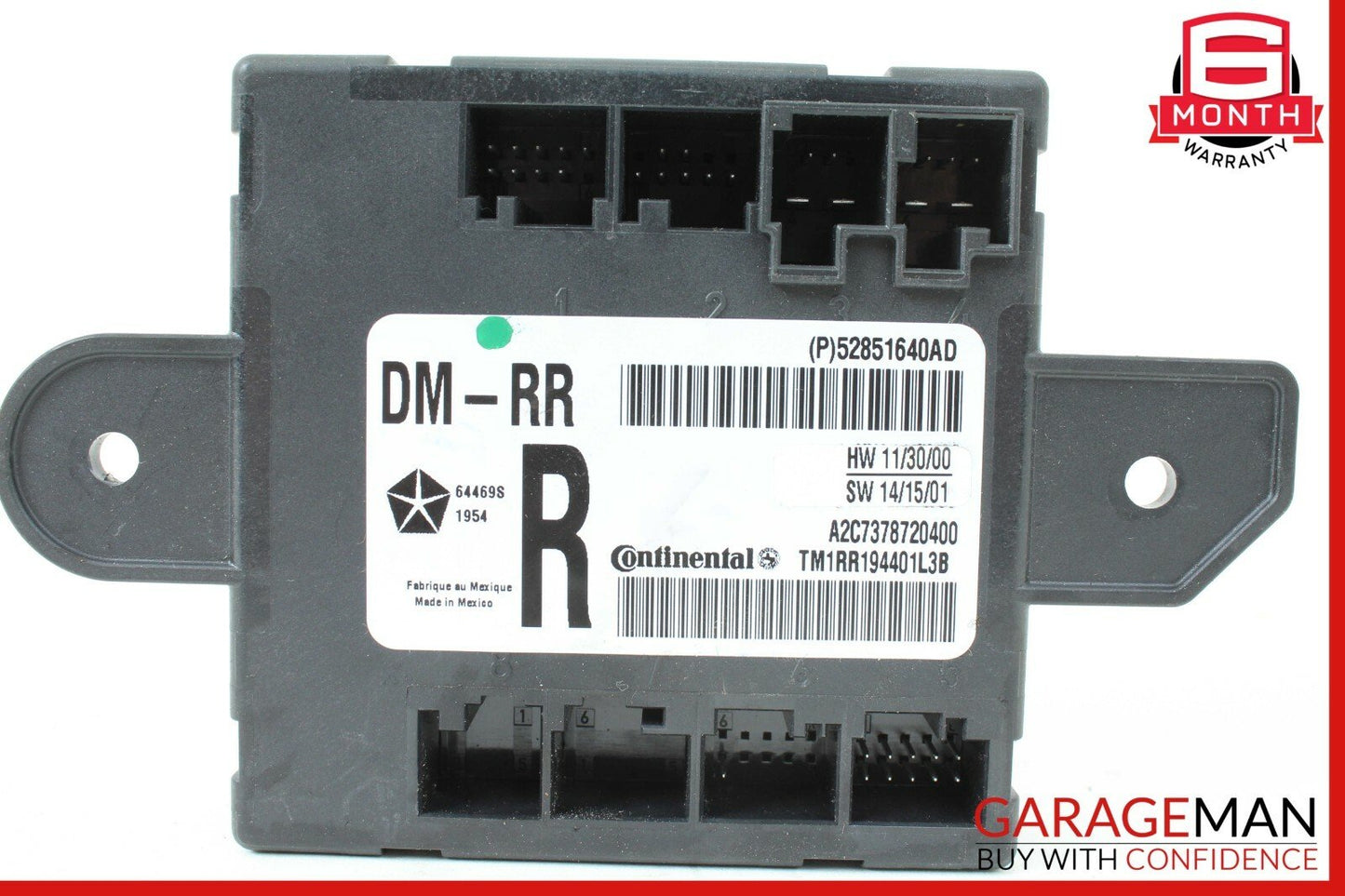 14-17 Maserati Ghibli Rear Right Passenger Side Door Computer Control Module OEM