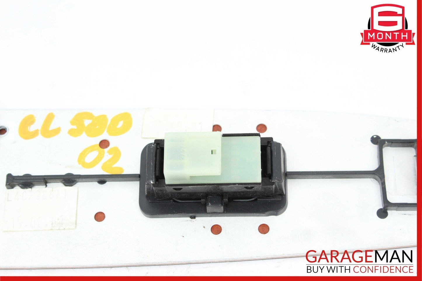 00-06 Mercedes W215 CL500 CL600 Front Left Driver Side Window Glass Switch Wood