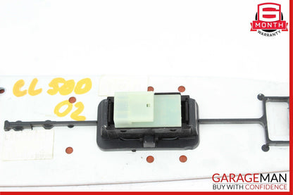 00-06 Mercedes W215 CL500 CL600 Front Left Driver Side Window Glass Switch Wood