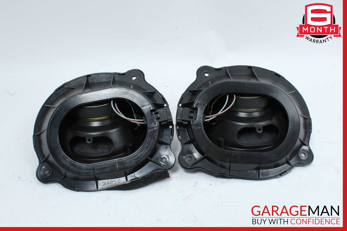 97-04 Mercedes R170 SLK230 Rear Right and Left Door Sound Speakers Set of 2 OEM