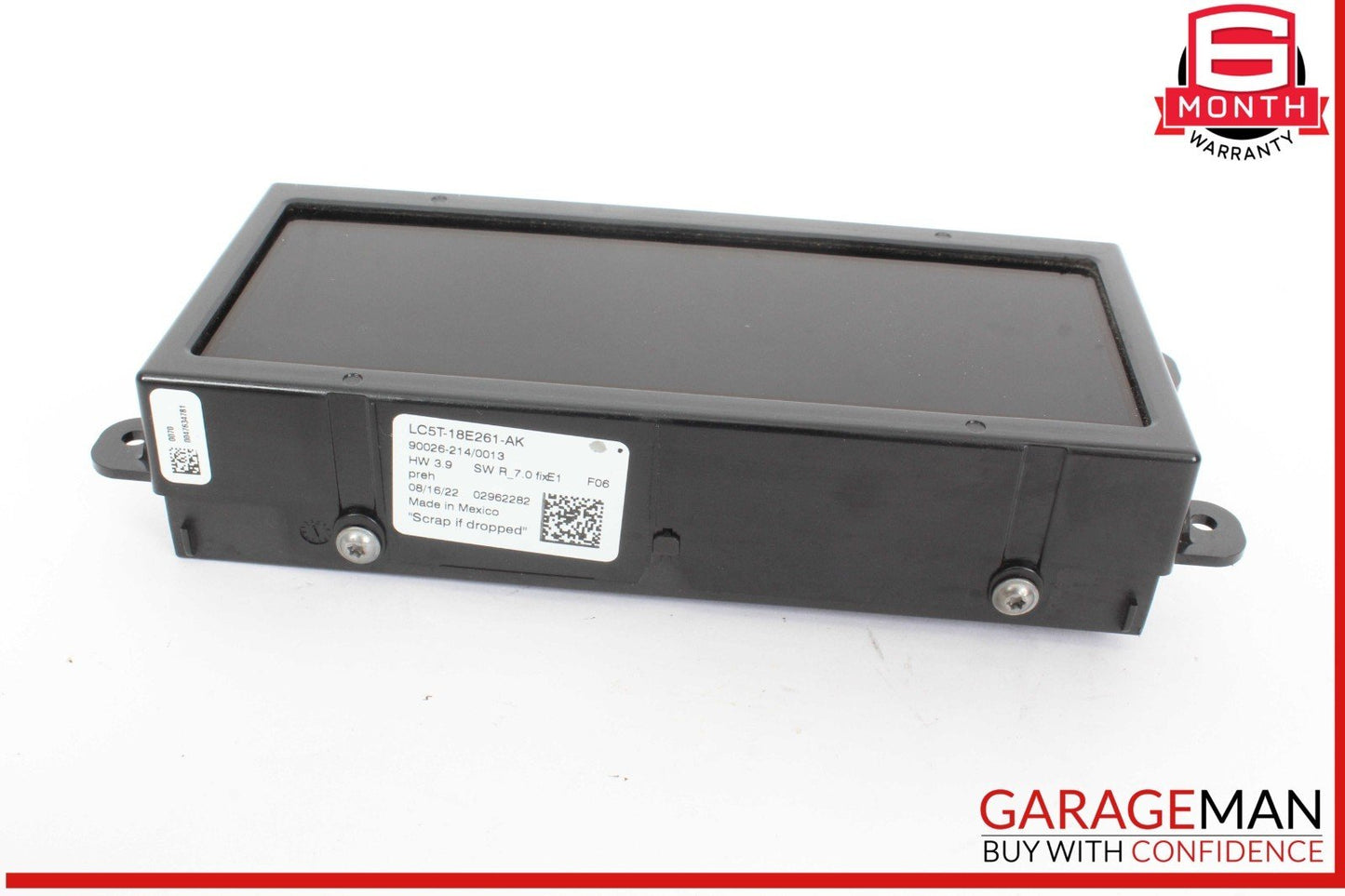 20-24 Lincoln Aviator Rear Climate Control Display Unit LC5T18E261AK OEM