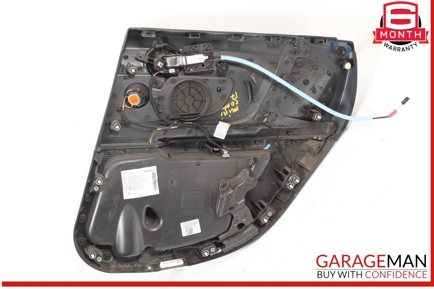 17-24 Mini Cooper Countryman Rear Left Driver Side Door Panel Trim Black OEM
