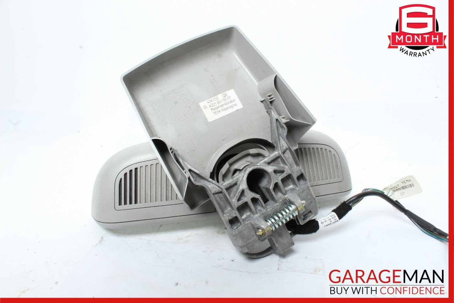 07-09 Mercedes W221 S550 S63 AMG Interior Front Top Rear View Mirror Gray