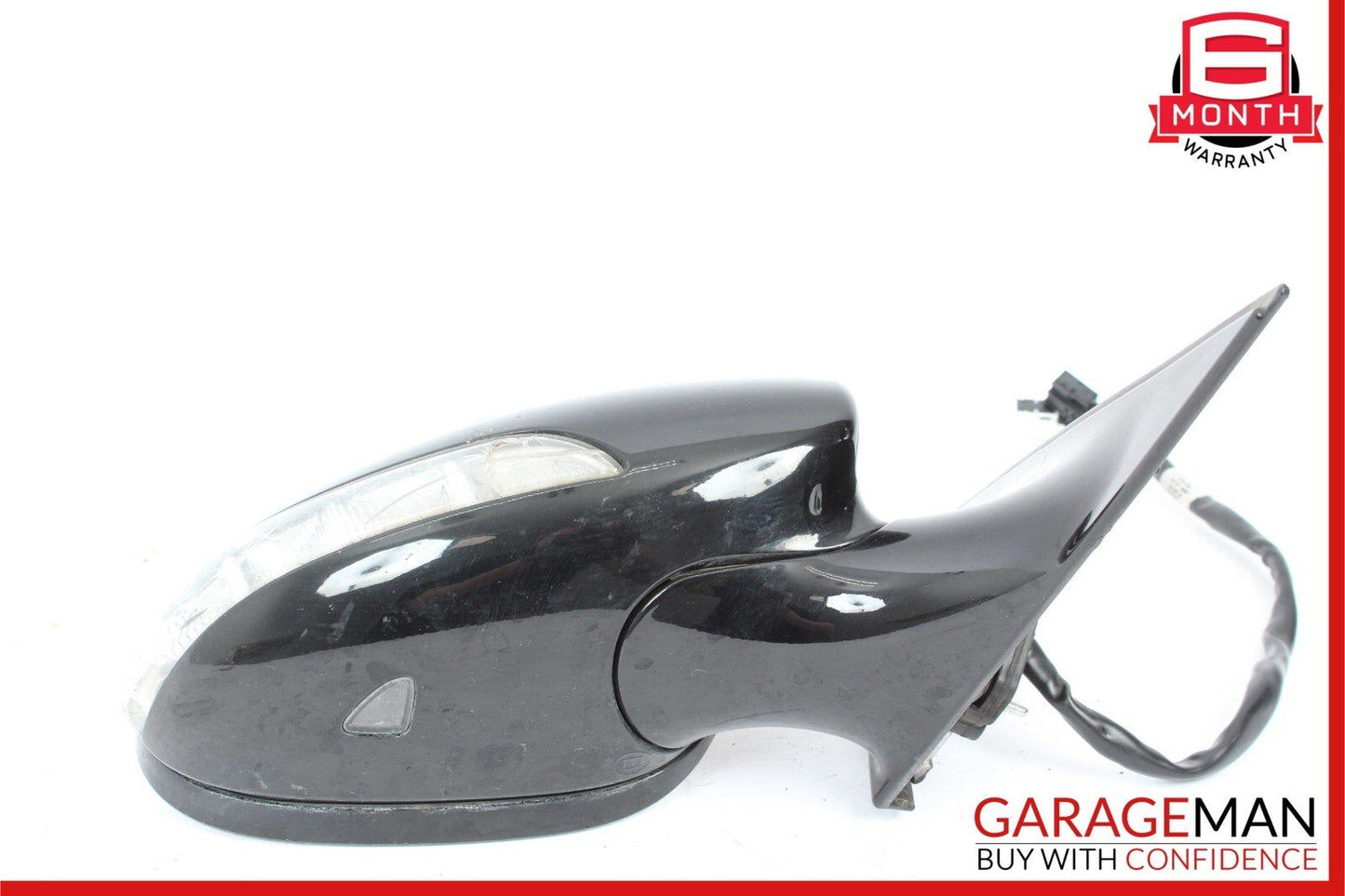 07-09 Mercedes W221 S550 Front Right Side Mirror Door Rear View Black OEM