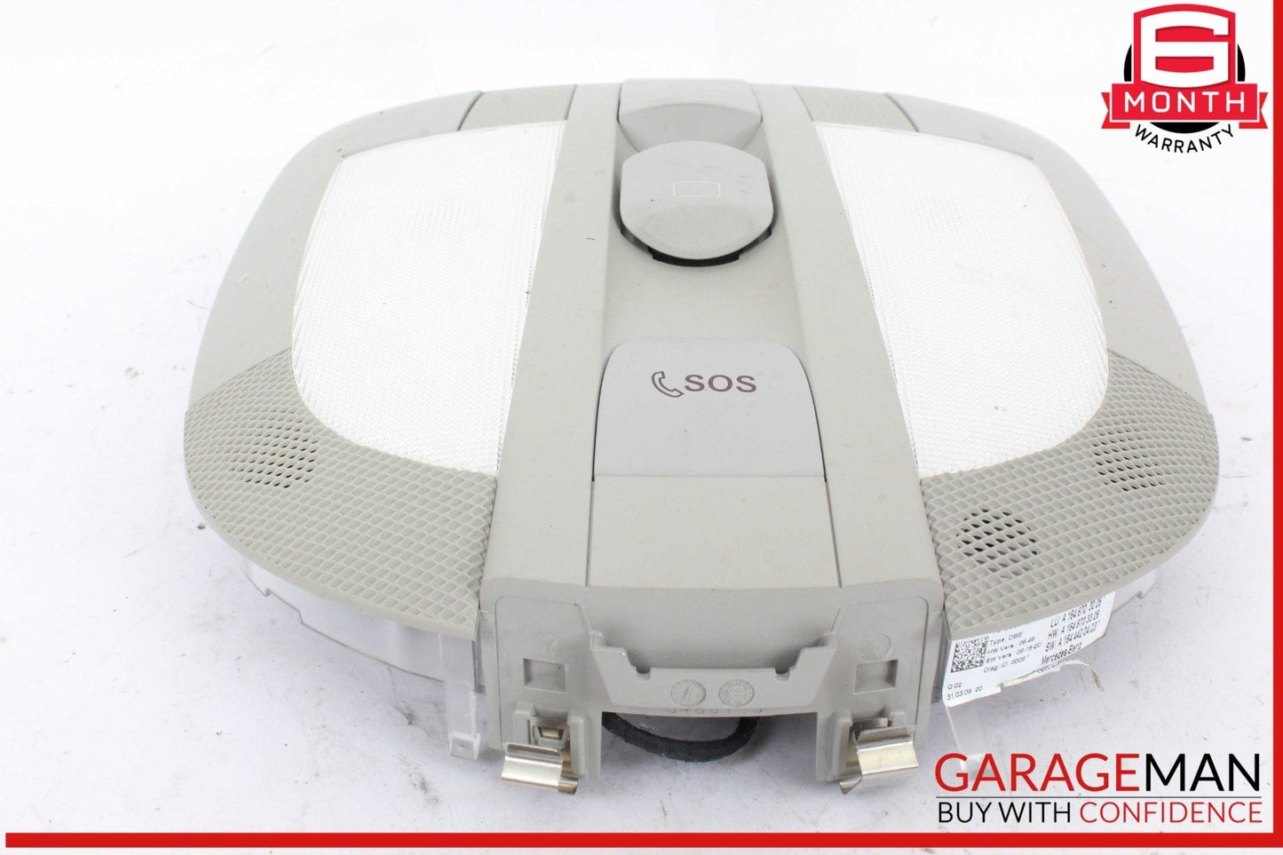 06-13 Mercedes X164 GL450 4MATIC Front Overhead Dome Light Lamp Gray OEM