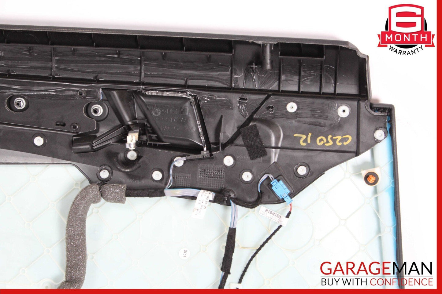 08-14 Mercedes W204 C250 C63 Sedan Rear Right Interior Door Panel Trim Black