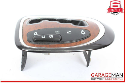 00-06 Mercedes W220 S430 S500 S55 AMG Gear Shifter Bezel Trim Indicator Wood OEM