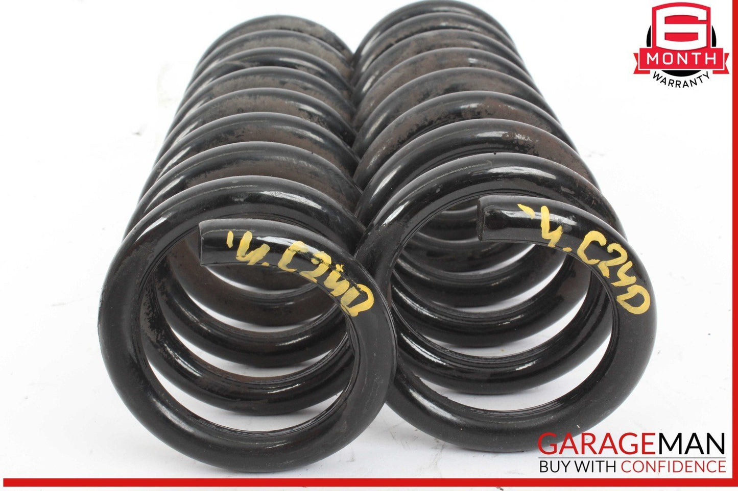 01-07 Mercedes W203 C240 C320 Rear Right & Left Shock Absorber Coil Springs Set