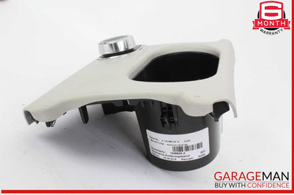 14-19 Mercedes W117 CLA250 Center Console Cup Holder Trim Panel w/ Control Unit