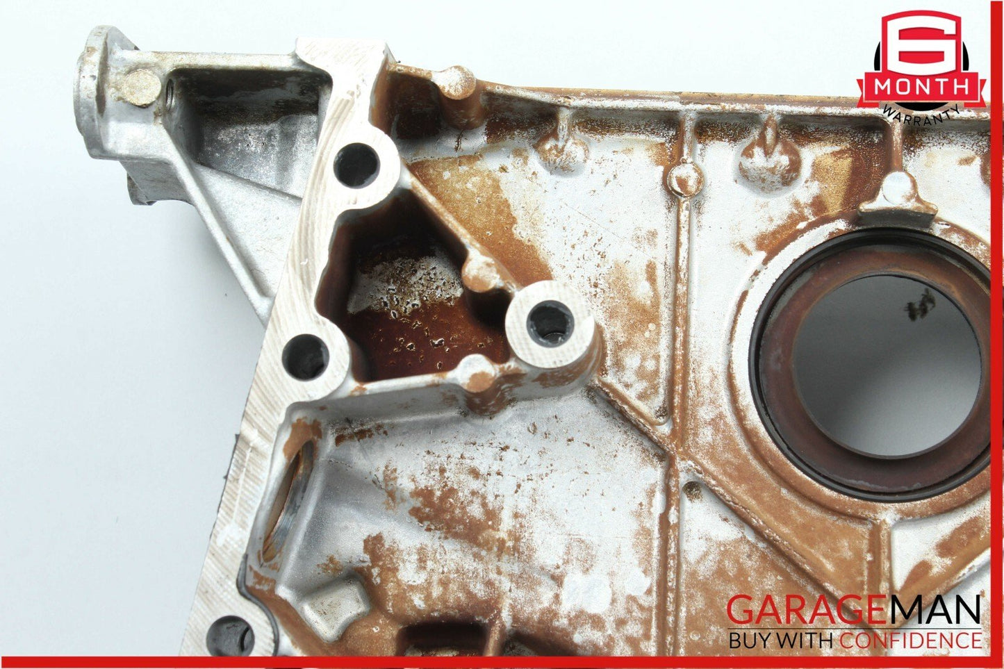 03-05 Mercedes W203 C230 1.8L Engine Timing Chain Cover w/ Drive Belt Tensioner