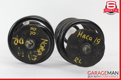 15-24 Porsche Macan 95B Rear Left & Right Shock Absorber Coil Spring Set OEM