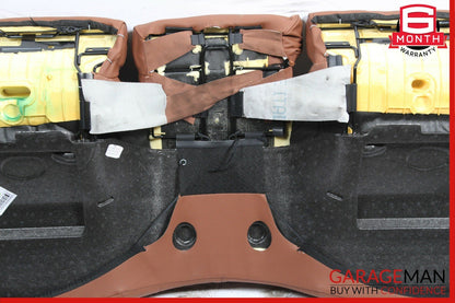 14-17 Maserati Ghibli Rear Bench Lower Bottom Seat Cushion Cover Leather Brown