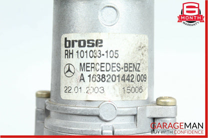 98-05 Mercedes W163 ML500 Rear Right Side Quarter Window Regulator Motor OEM