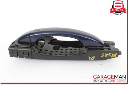 14-17 Audi SQ5 Rear Left Driver Side Exterior Door Handle Blue OEM