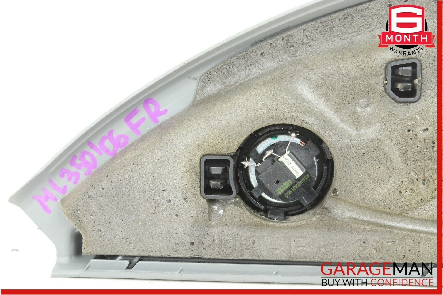 06-12 Mercedes GL450 ML350 Front Right Door Audio Tweeter Speaker Cover Grey OEM