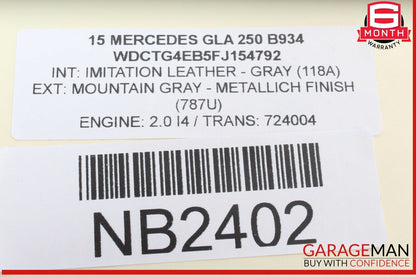 13-18 Mercedes X156 GLA250 GL450 GL550 Front Right Seat Control Module