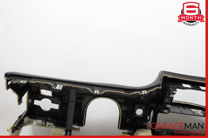 07-13 Mercedes W221 S63 AMG Complete Dash Instrument Trim Cover Assembly Black