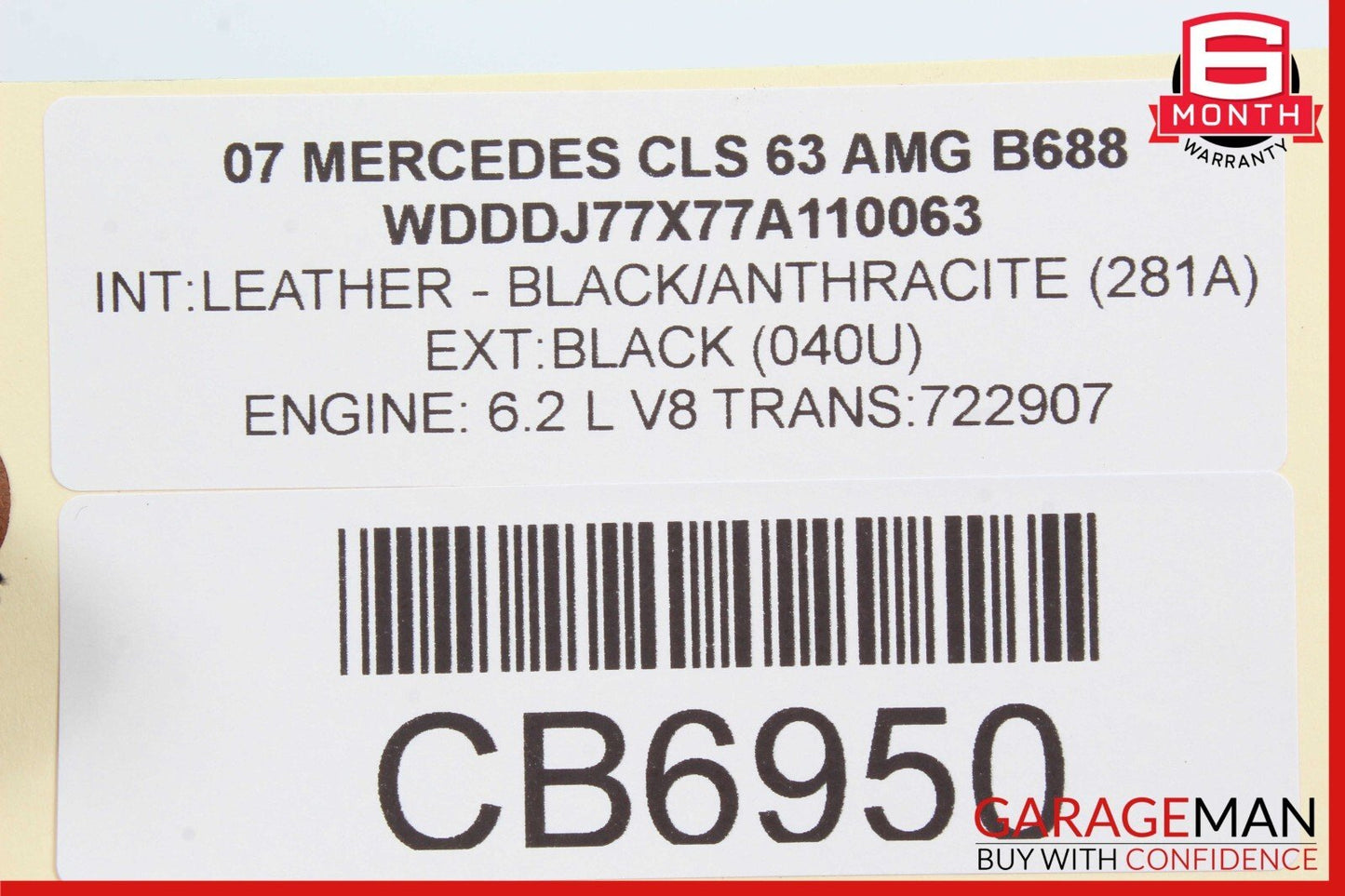 06-11 Mercedes W219 CLS63 AMG CLS550 Front Right Side Door Control Module OEM
