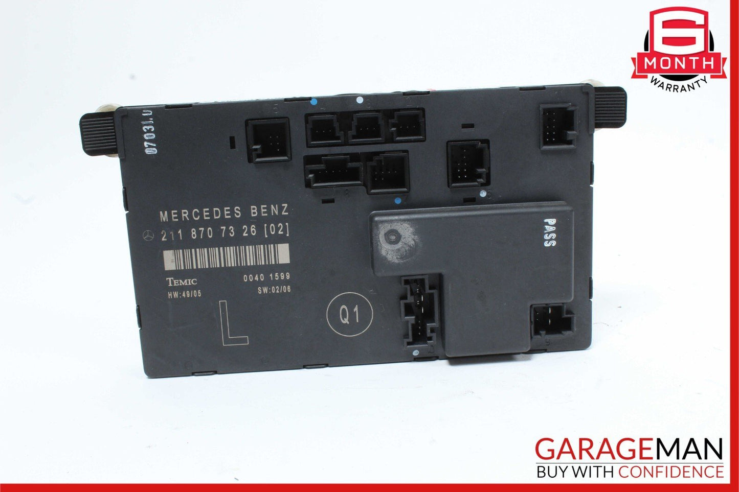 03-09 Mercedes W211 E350 E550 Front Left Driver Side Door Control Module OEM
