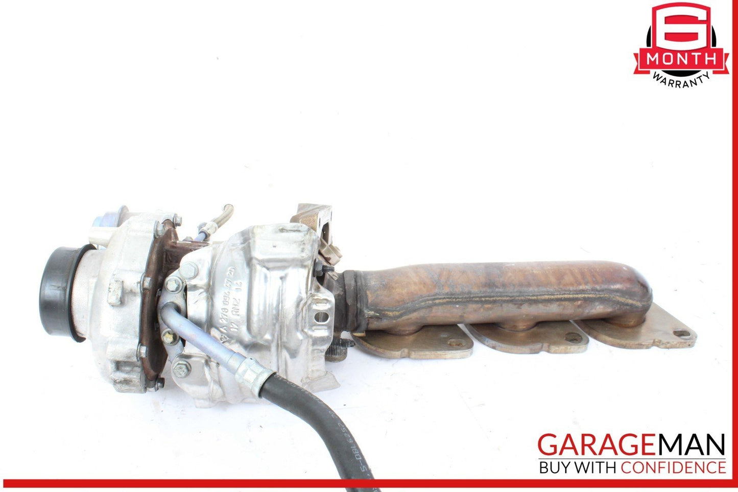 11-16 Mercedes X166 GL550 GL450 Left Turbocharger Turbo Charger Manifold OEM