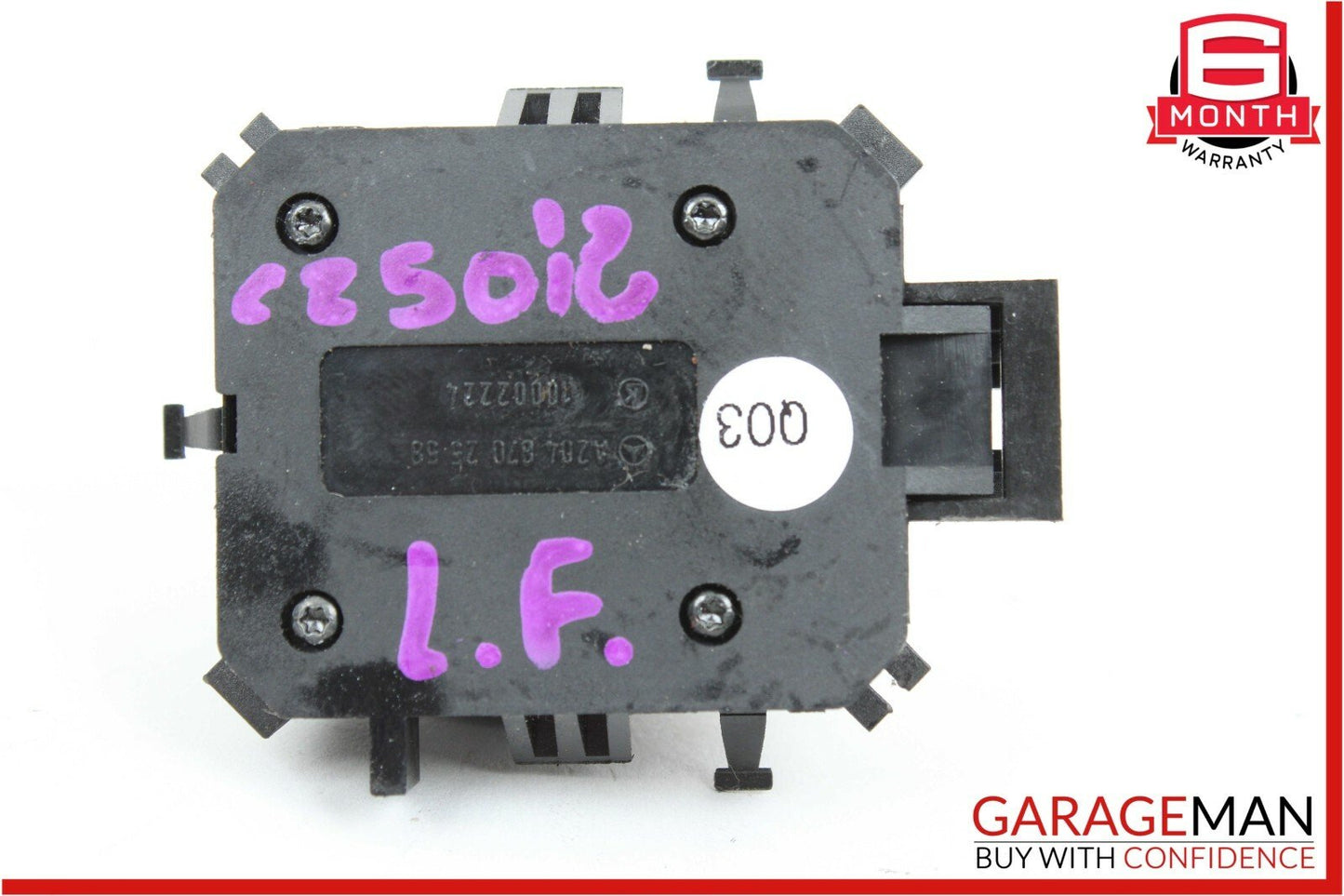 08-15 Mercedes R350 GLK350 C250 Front Left Side Seat Lumbar Switch Controller
