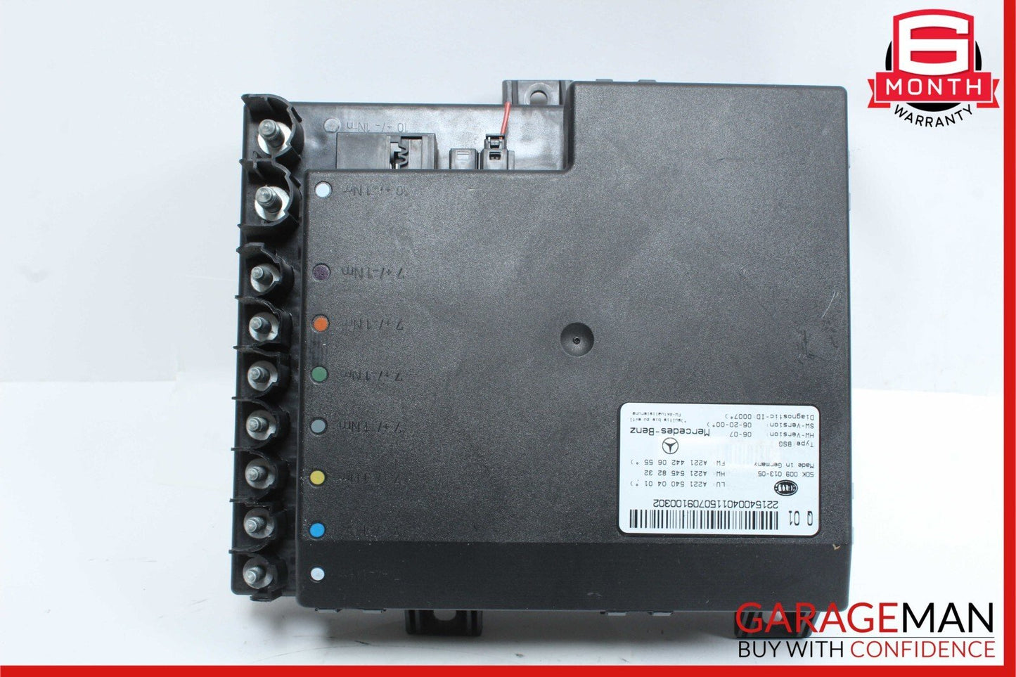 07-14 Mercedes W221 S550 CL550 Electric Power Supply Control Fuse Box Module OEM