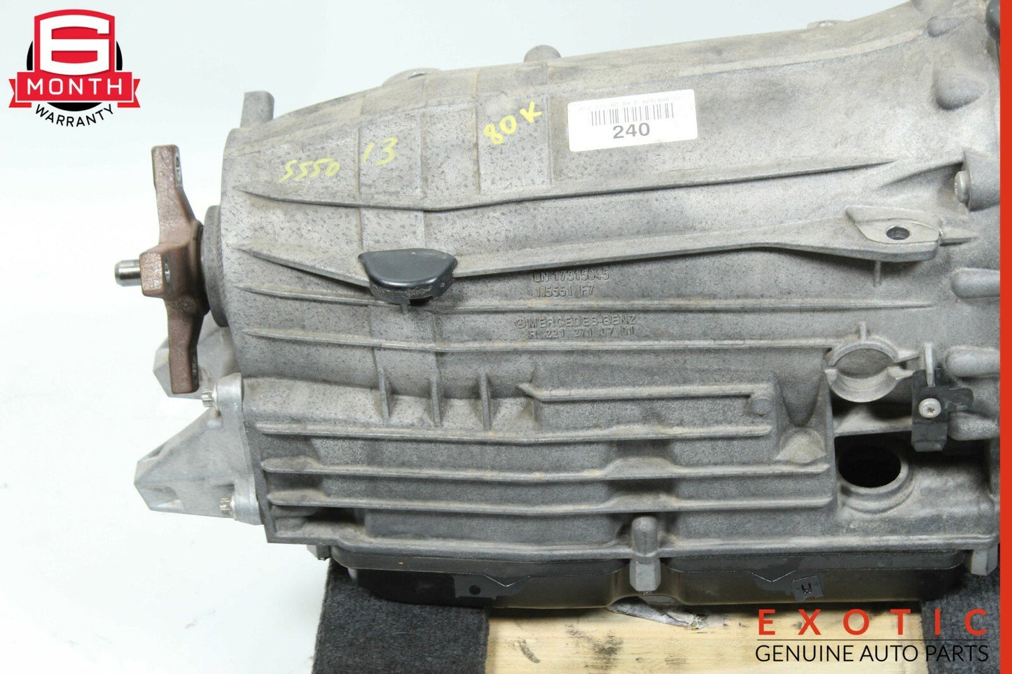 12-13 Mercedes W221 S550 CL550 7G Tronic Automatic Transmission 722.909 RWD 80k