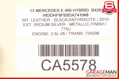 08-18 Mercedes W212 E400 C250 Front Right Side Door Control Module Unit OEM