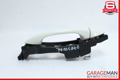 03-09 Mercedes W211 E320 E350 Rear Left Side Exterior Door Handle Calcite White