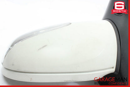 06-10 Mercedes W251 R350 Front Left Side Mirror Door Rear View White OEM