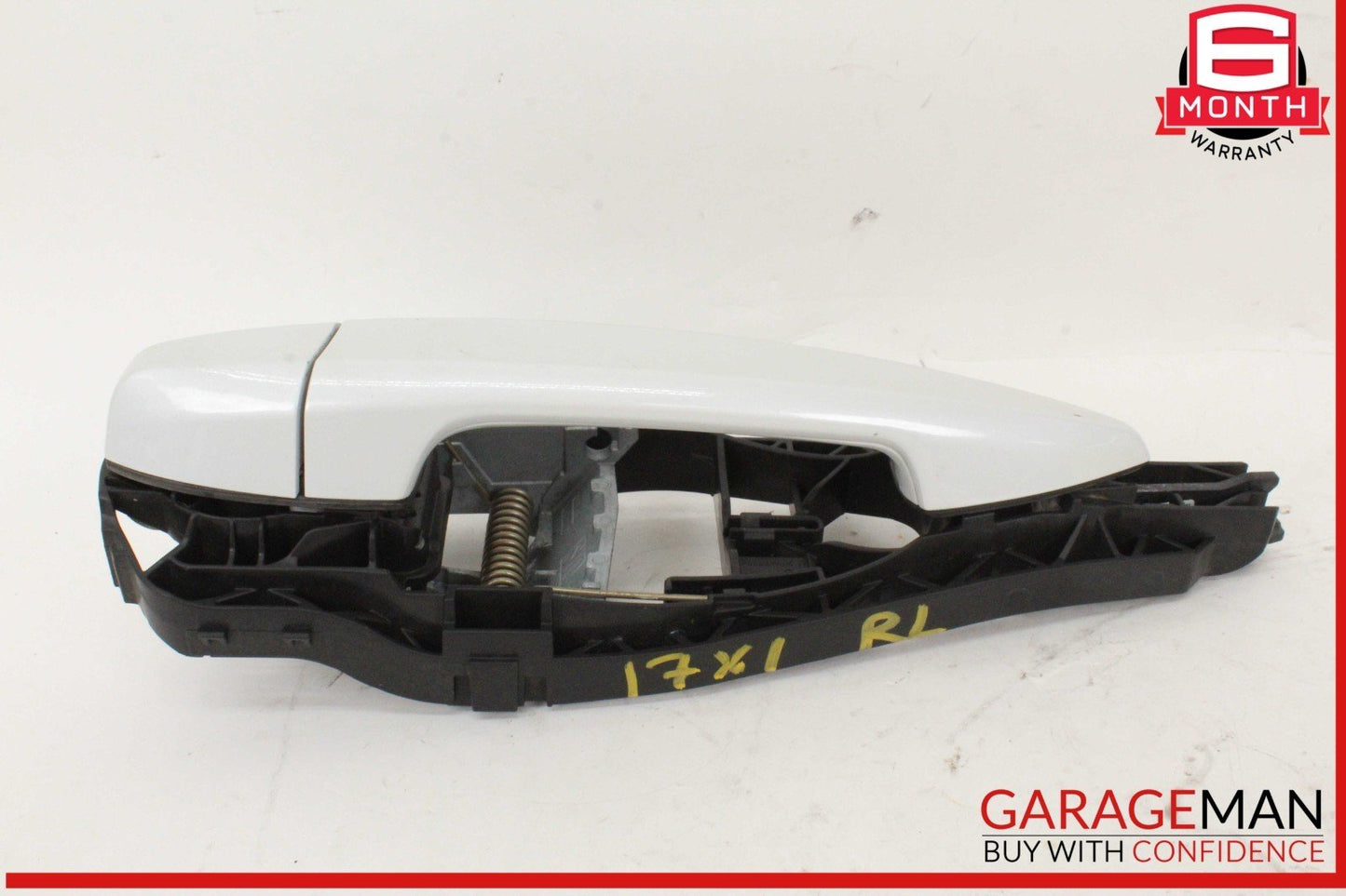 16-22 BMW X1 F48 X2 Rear Left Driver Side Exterior Door Handle White OEM