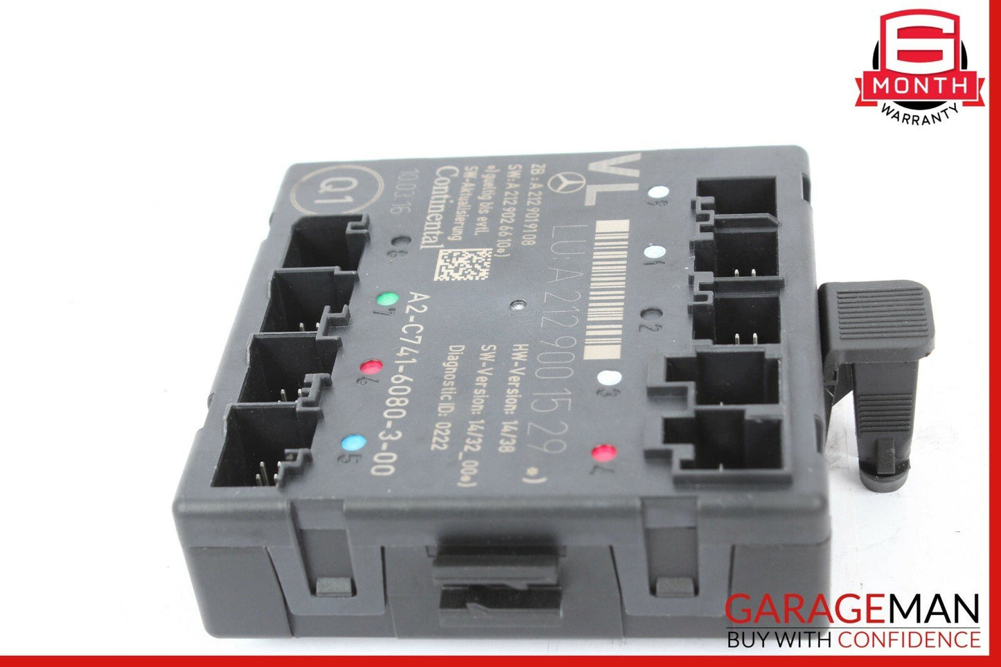 08-17 Mercedes W204 C250 Front Left Side Door Control Module 2129006318 OEM