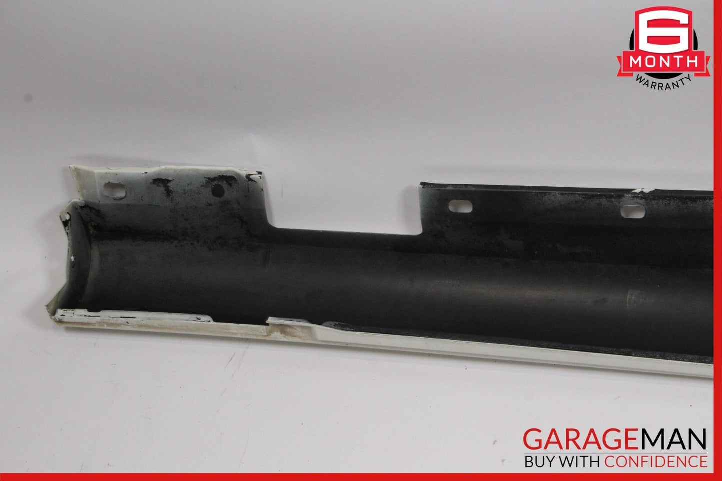 08-14 Mercedes W204 C250 AMG Sport Sedan Left Side Skirt Rocker Moulding White