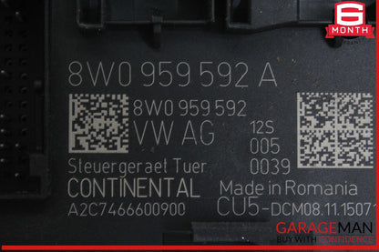 17-24 Audi A4 Front Right Passenger Side Door Control Module Unit 8W0959592A OEM