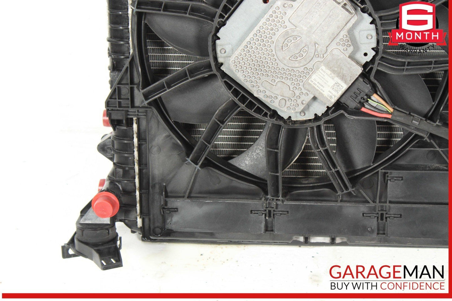 13-17 Audi SQ5 Cooling Fan Radiator AC Condenser Assembly 8T0260401G OEM