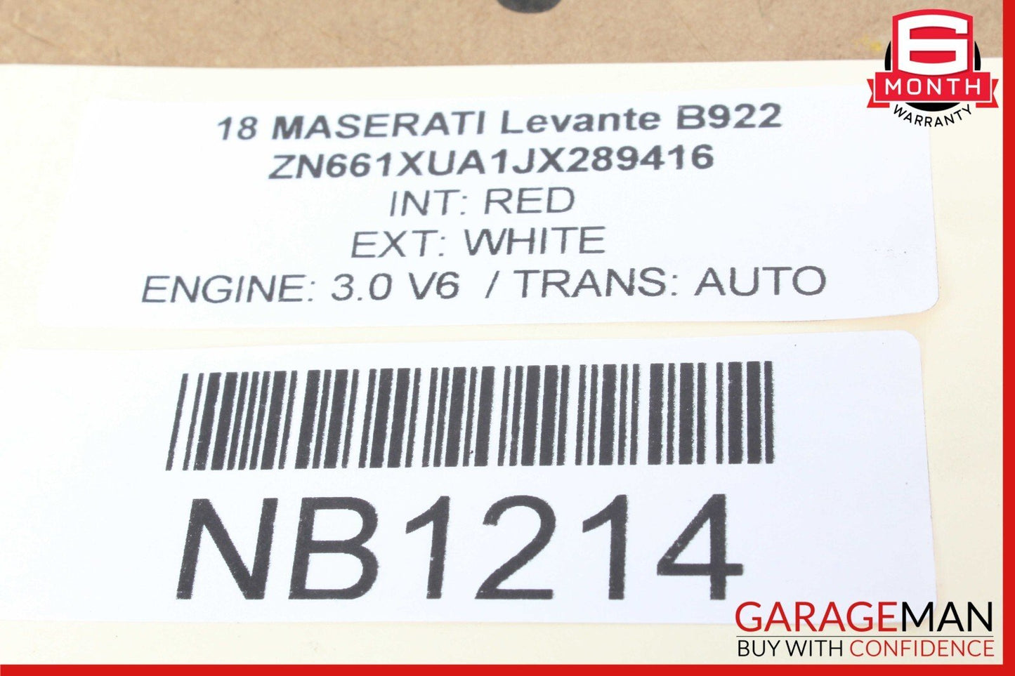 17-20 Maserati Levante M161 Rear Left Side Door Lock Latch Actuator OEM