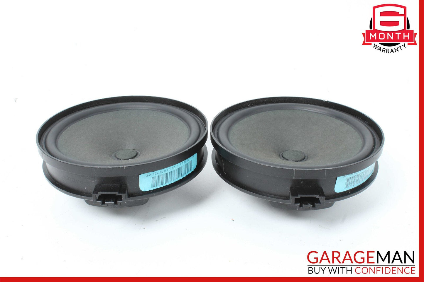 08-14 Mercedes GLK350 C250 C300 Rear Right & Left Side Door Sound Speakers Set