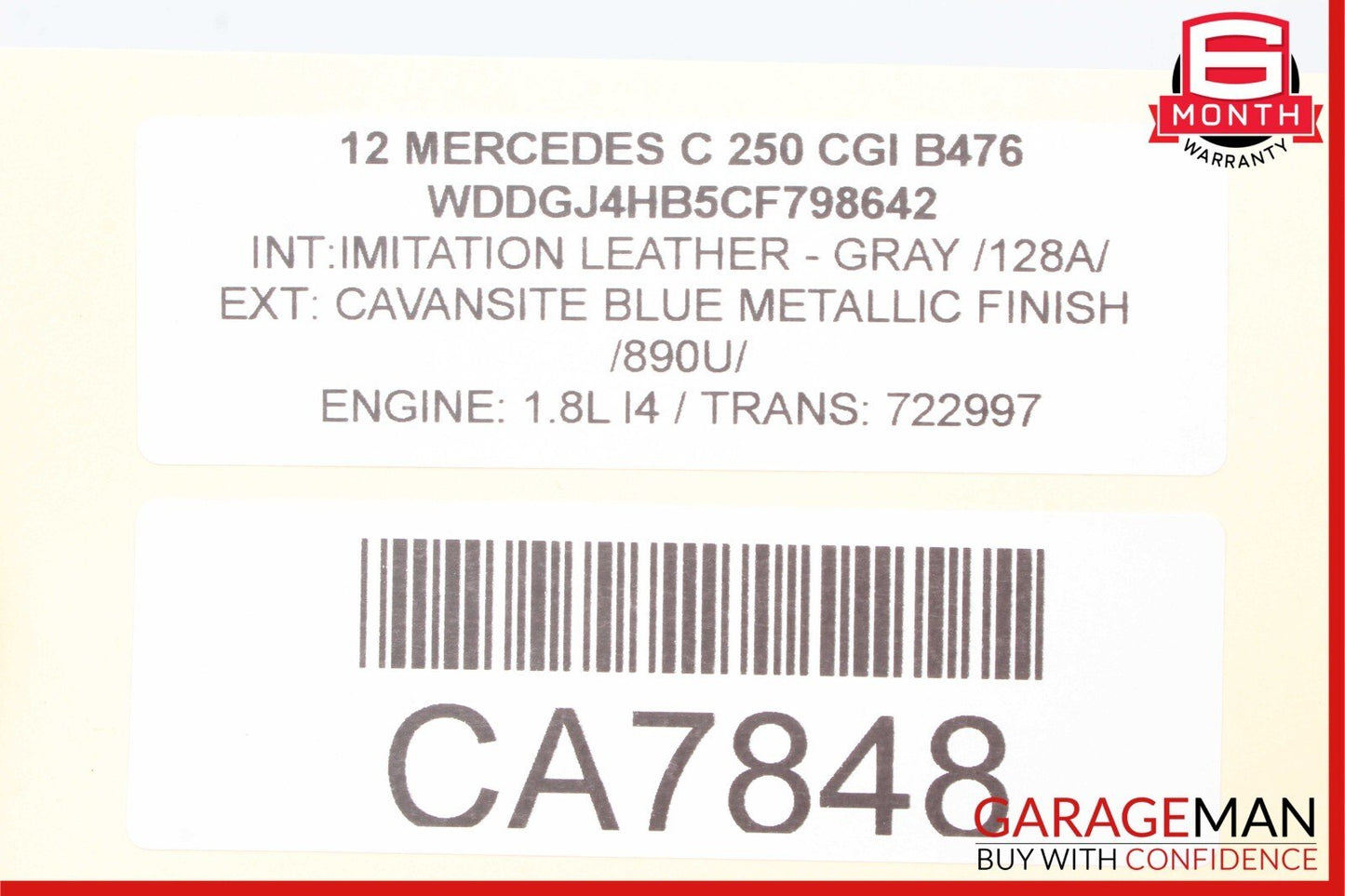 08-18 Mercedes W204 C350 SLK250 C250 Front Left Side Seat Control Module Unit