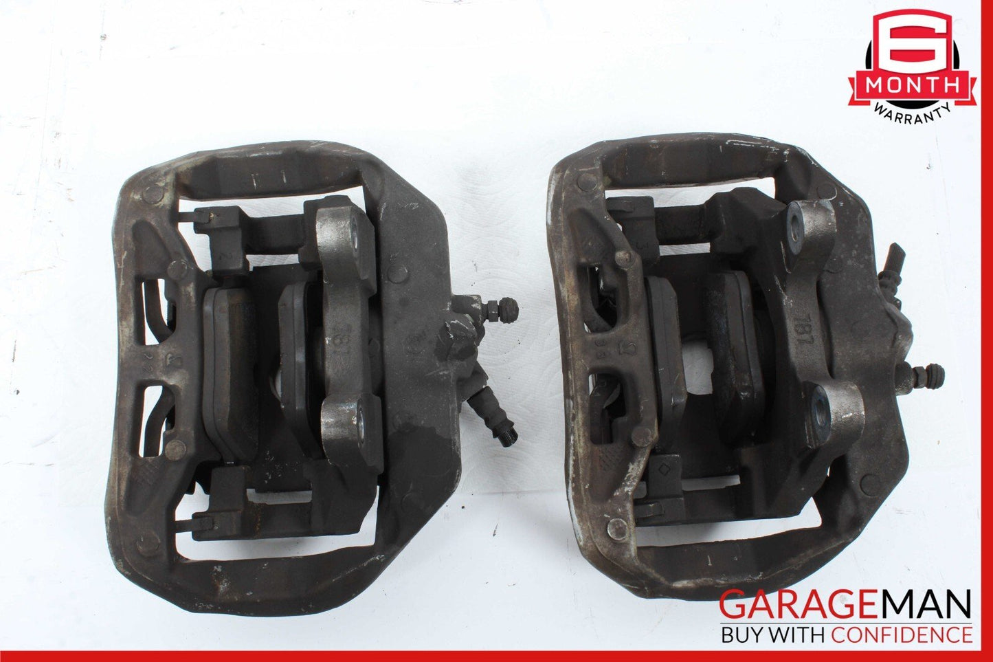 07-14 Mercedes W221 S65 S63 CL63 AMG Rear Left And Right Brake Caliper Set OEM