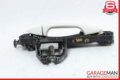 08-11 Mercedes W204 C350 C300 Right Side Exterior Door Handle Rear / Front White