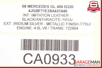06-13 Mercedes X164 GL450 GL550 Front Left Driver Door Control Module OEM