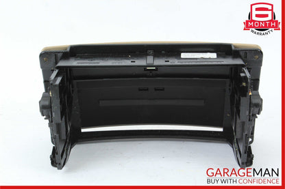 07-13 Mercedes W221 S550 Center Console Dashboard CD Player Trim Cover Brown OEM