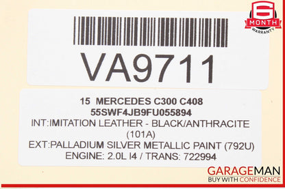 15-20 Mercedes W205 C300 Rear Right or Left Lower Rearward Control Arm OEM