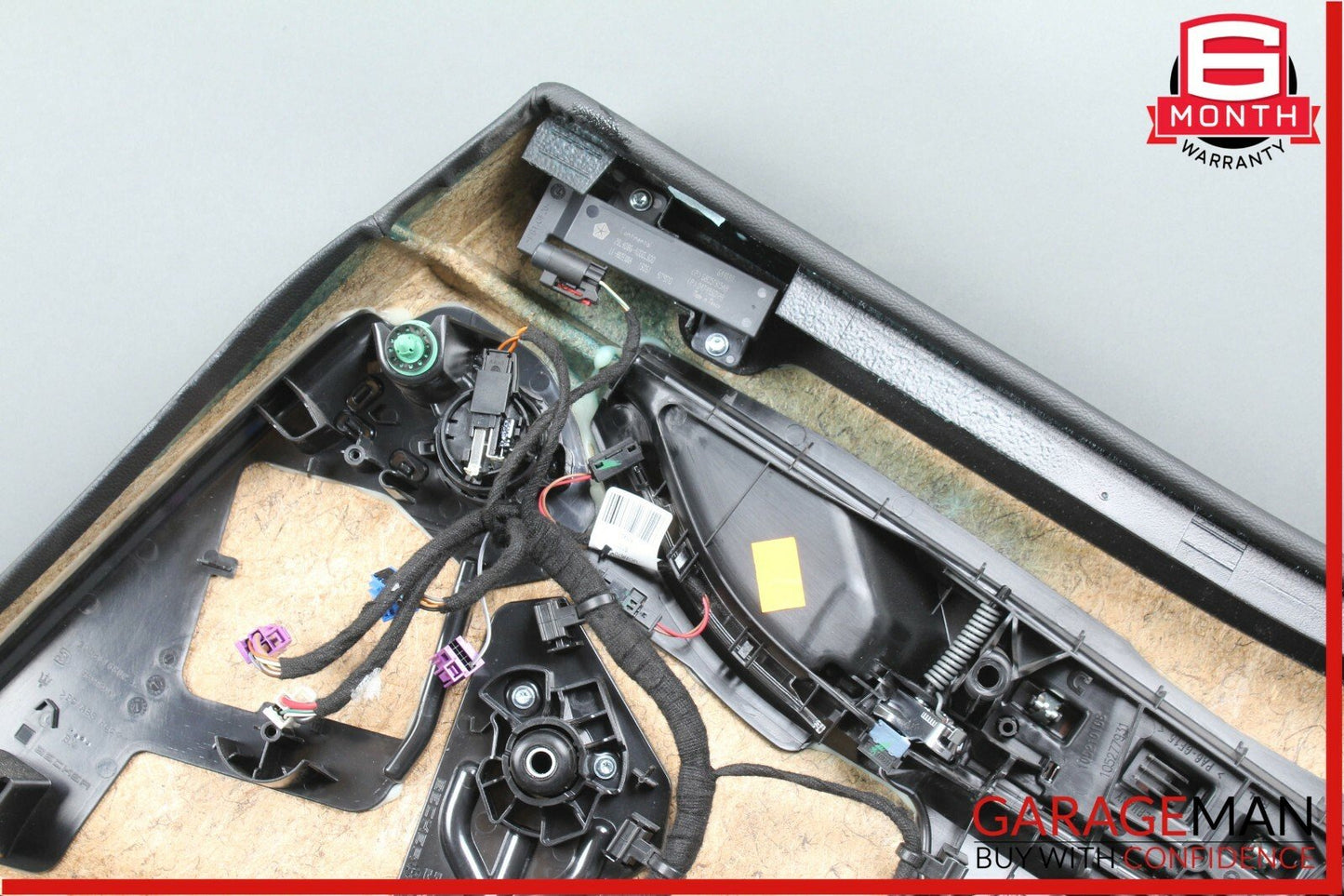 14-18 Maserati Ghibli Rear Left Side Interior Door Panel Cover Assembly Black