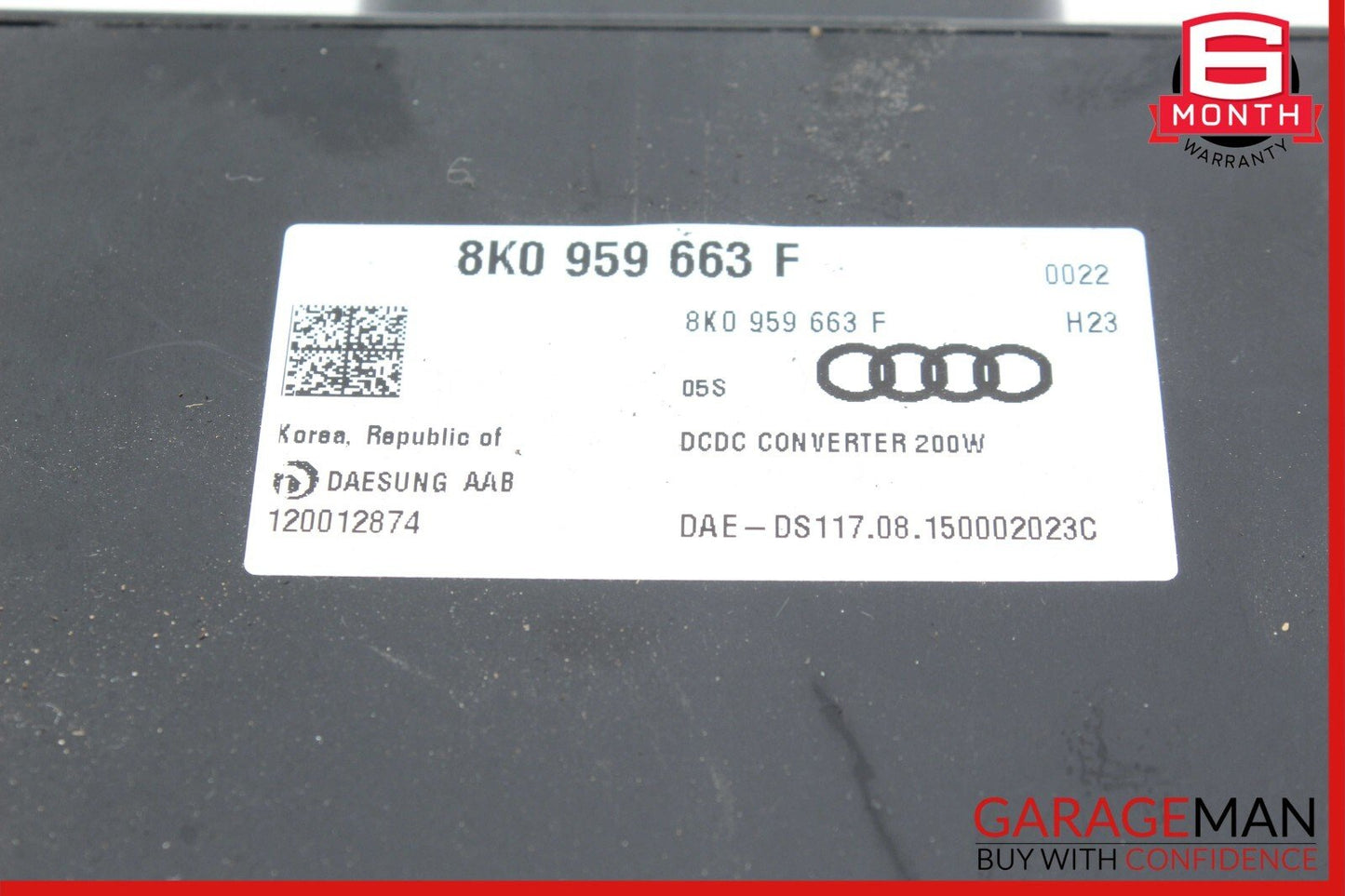 12-18 Audi A6 A7 Voltage Stabilizer Control Module 8K0959663F OEM
