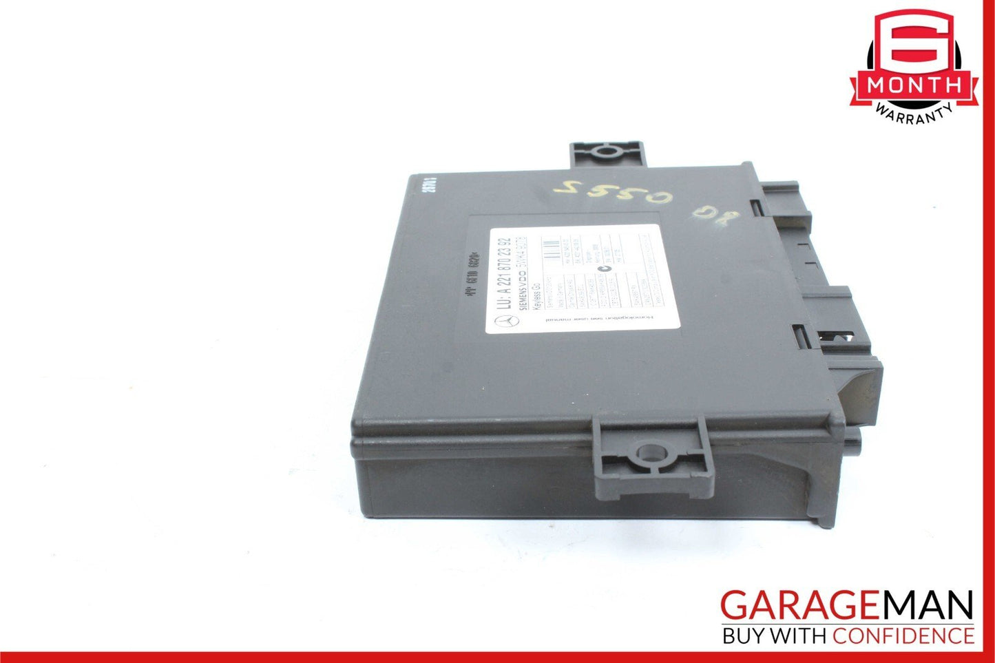07-10 Mercedes W221 S600 S550 CL550 Keyless Go Control Module Unit