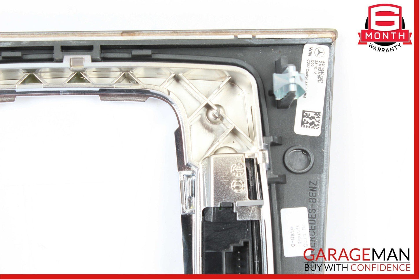 08-14 Mercedes C250 C63 Center Console Shifter Trim Cover Panel Bezel Wood Assy
