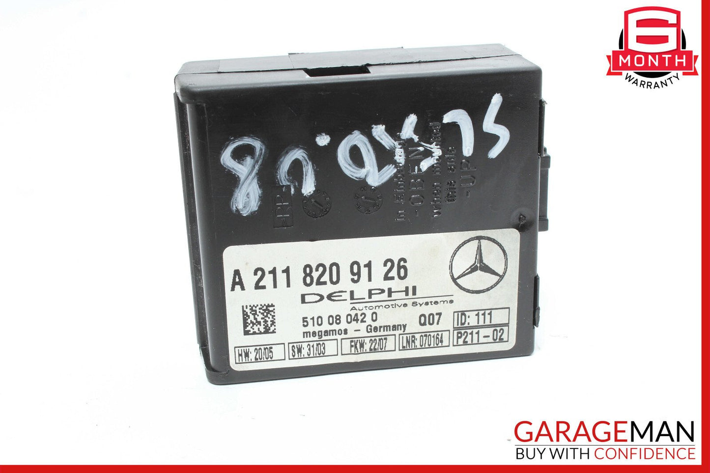 Mercedes R230 SL550 C230 CLK320 Anti Theft Alarm Module 2118209126 OEM